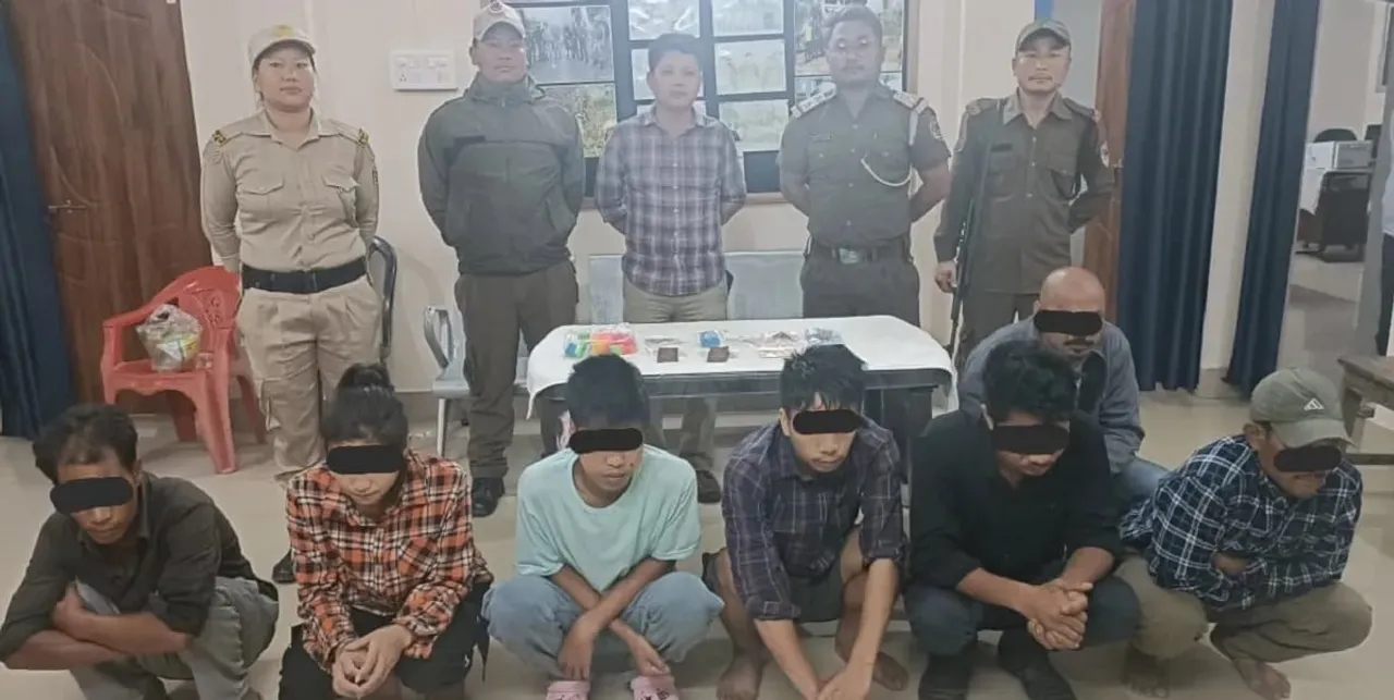 Arunachal: Eight Drug Peddlers Arrested from Changlang District