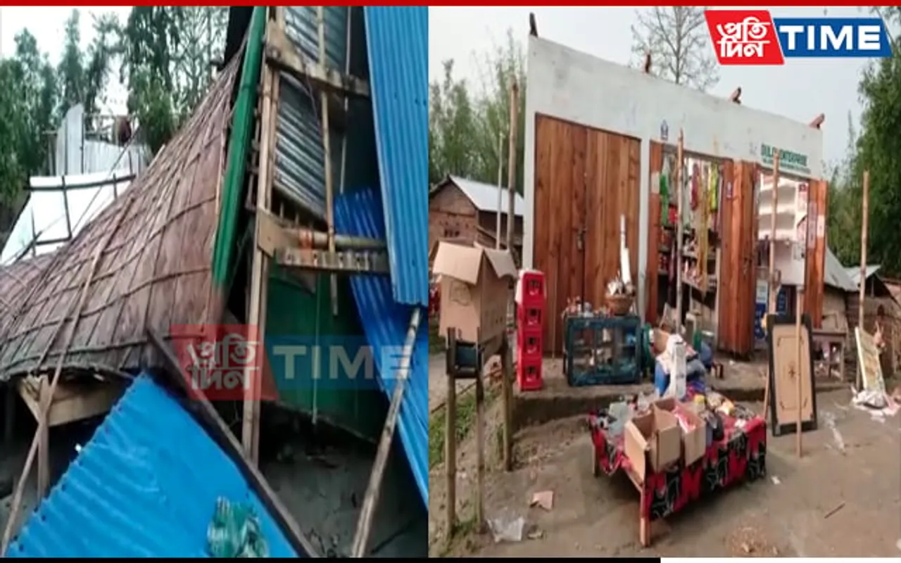 Assam: Storm Ravages Parts of Dhing