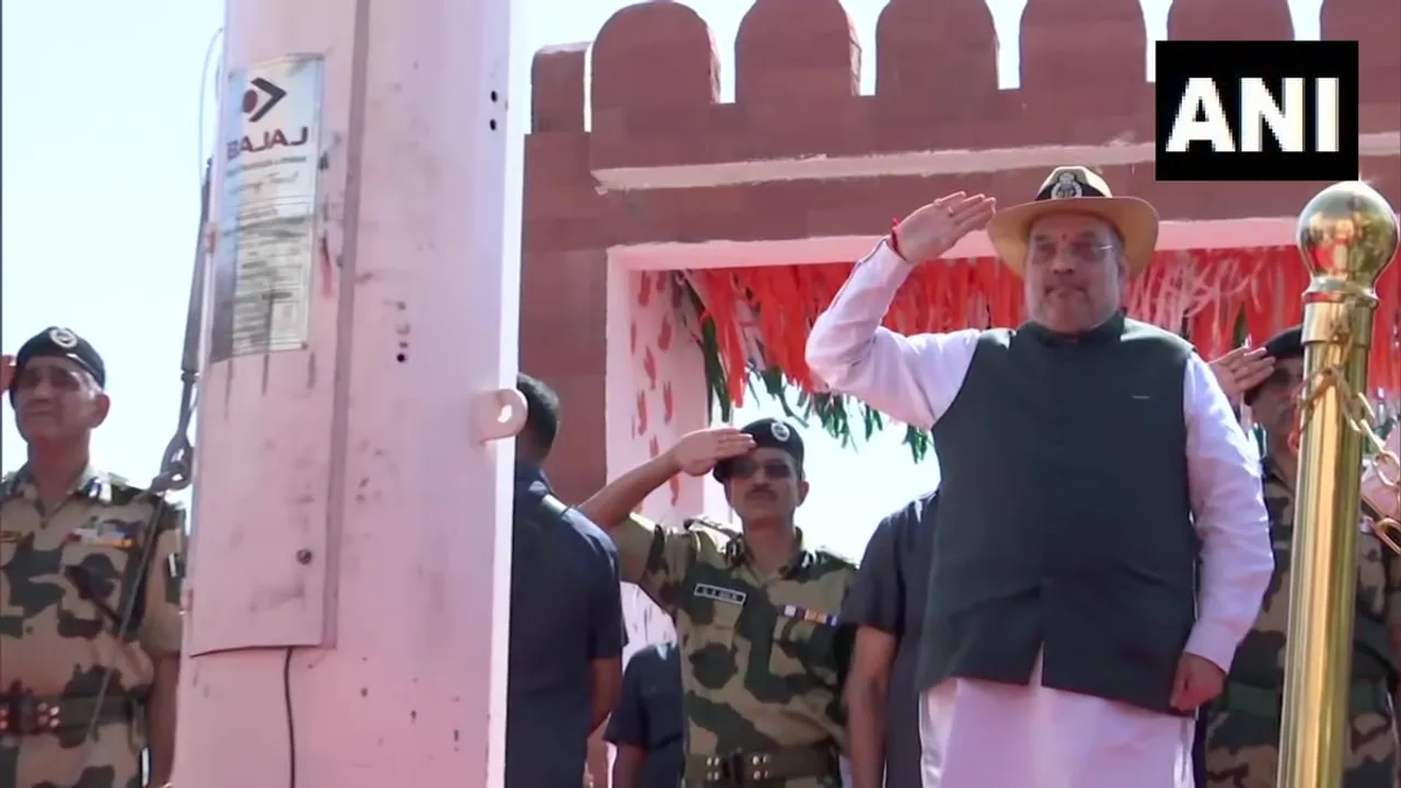 Amit Shah Inaugurates Border Viewing Point at Nadabet