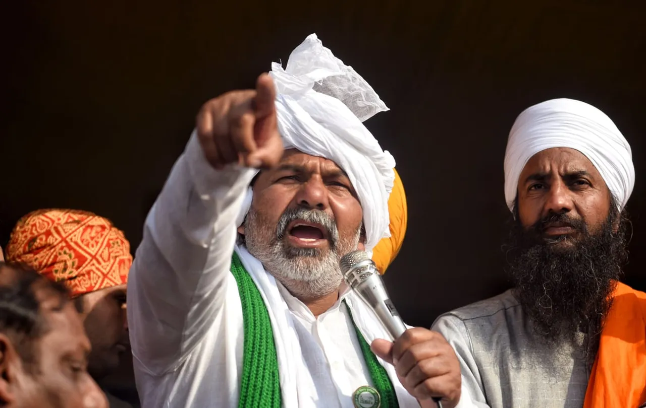 BKU Leader Rakesh Tikait Calls for Another Farmers' Protest