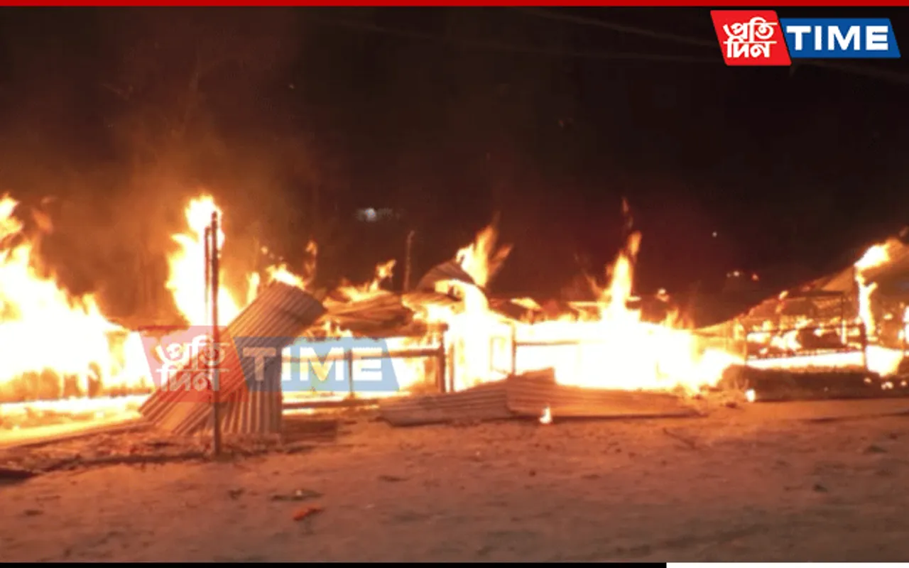 Assam: Eight Businesses Gutted In Major Fire In Duliajan