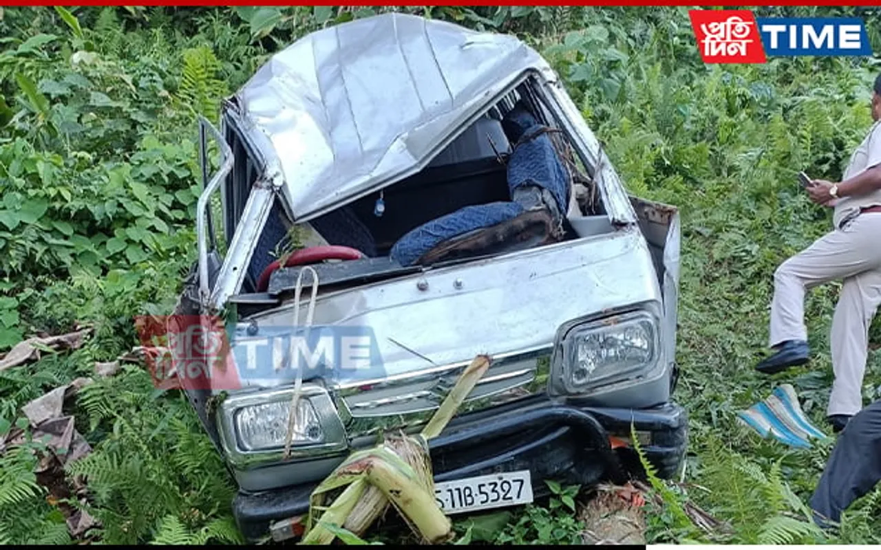 1 Dead, 8 Injured As Van Falls Into Gorge In Assam's Cachar