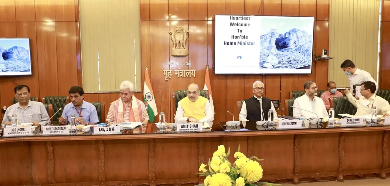 Amit Shah Reviews Preparations for Amarnath Yatra