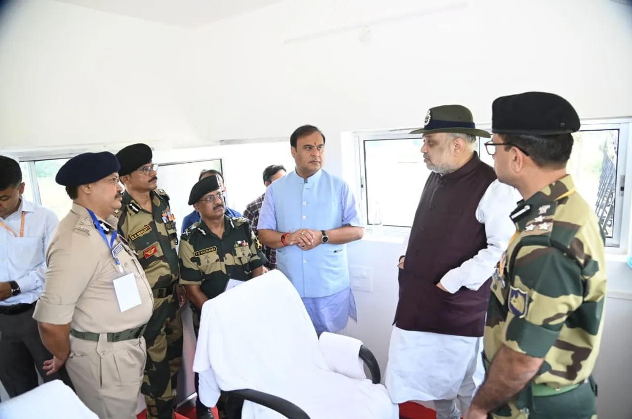 Assam: Amit Shah Reviews India-Bangladesh Border Situation