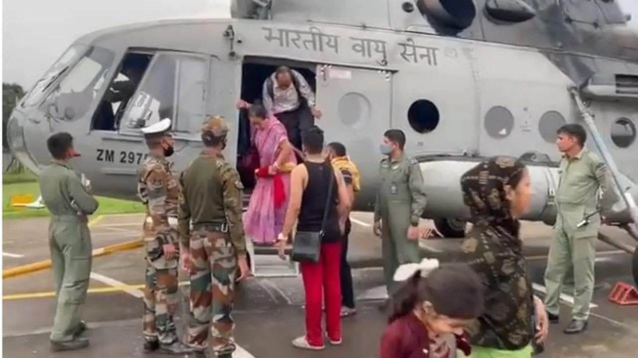 Assam: 119 Passengers Stranded at Ditokcherra in Dima Hasao Airlifted