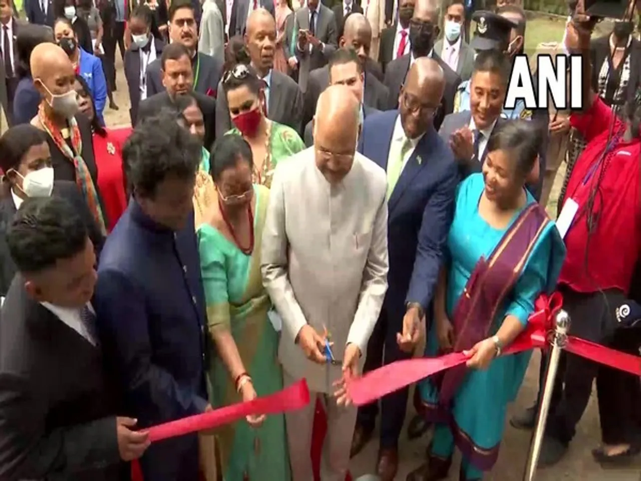 Prez Kovind Inaugurates India-Jamaica Friendship Garden