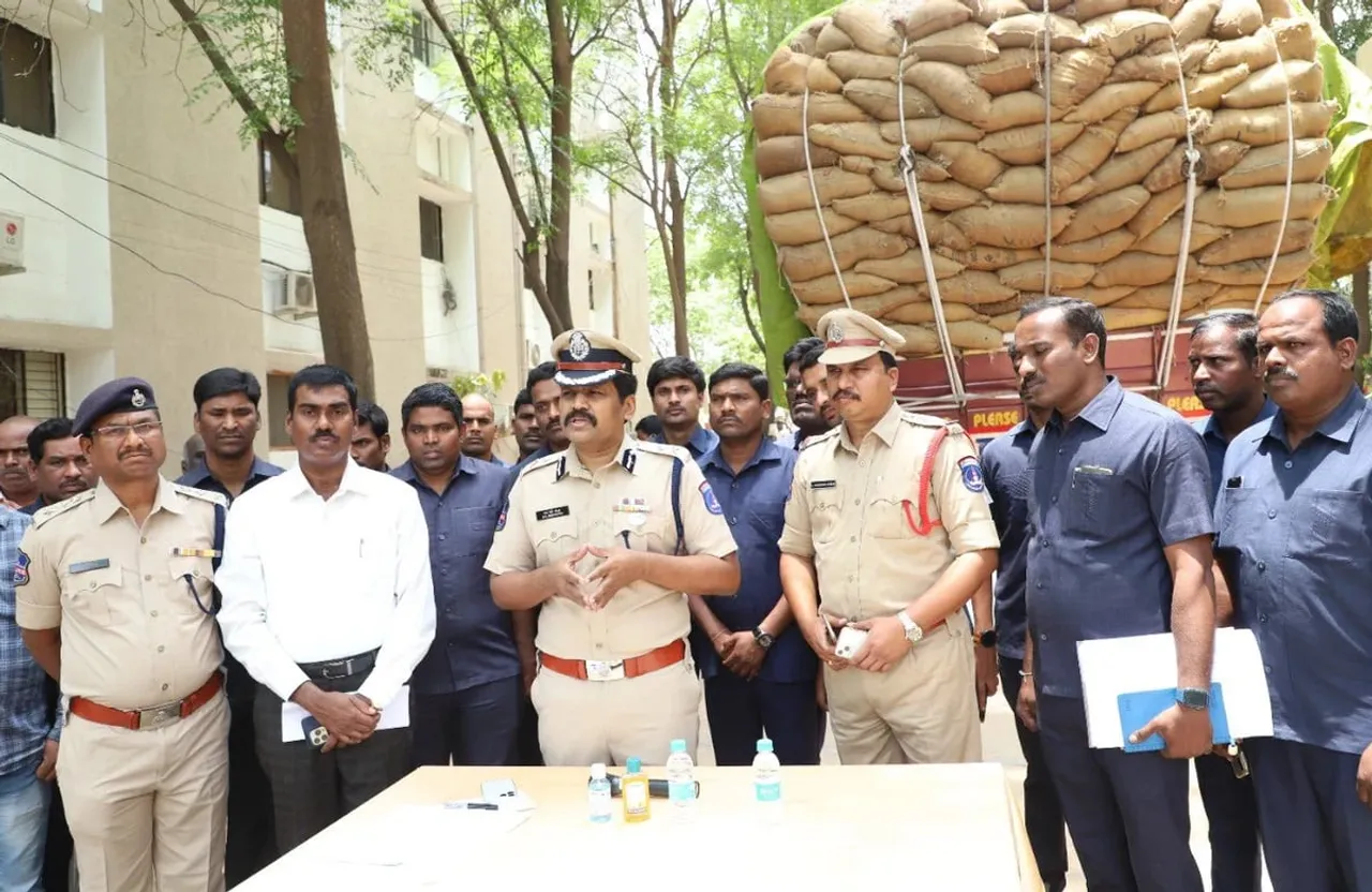 Cyberabad Police Seizes 800 KGs Of Cannabis In Hyderabad