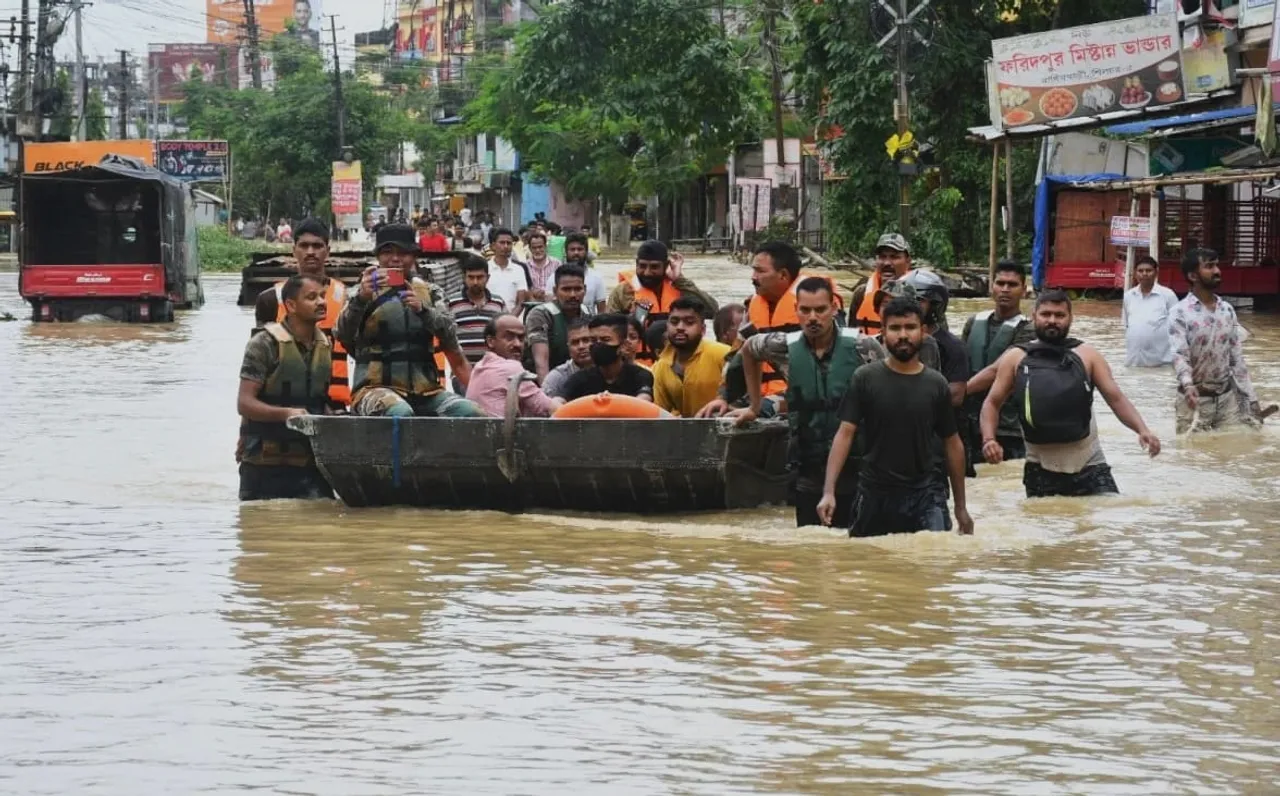 Fresh Spell Of Rain Leaves Over 36,000 Affected In Assam