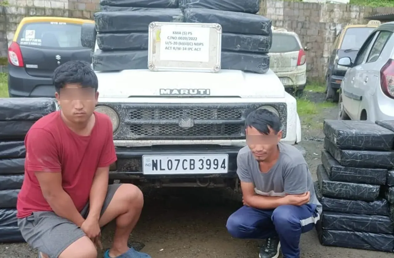 Two Held With 374 Kg Ganja In Nagaland's Kohima