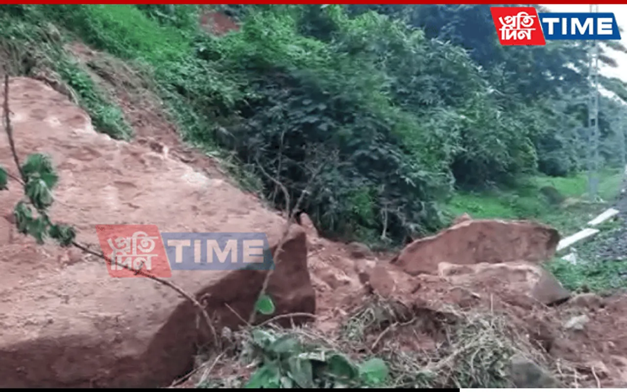 Guwahati: Landslide At Deepor Beel, Rubble Settles On Rail Tracks