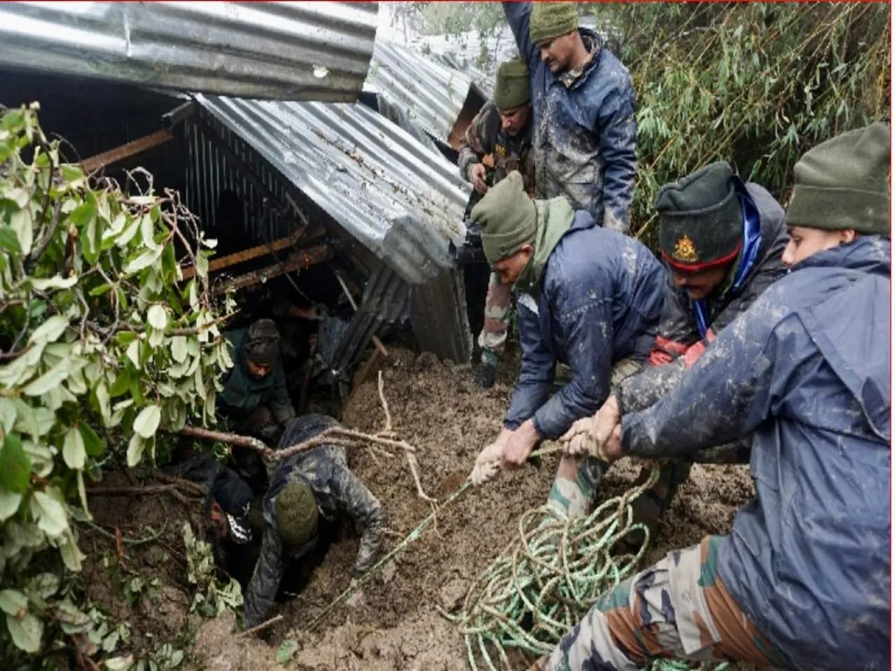 Army Rescues 8 People Trapped Under Debris in Sikkim, 1 Dead