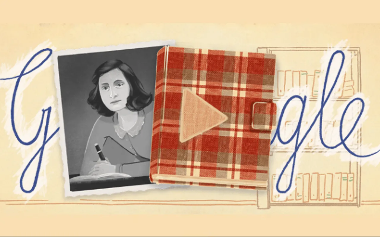 Google's Doodle On Anne Frank On 75 Years Of “The Diary of a Young Girl”