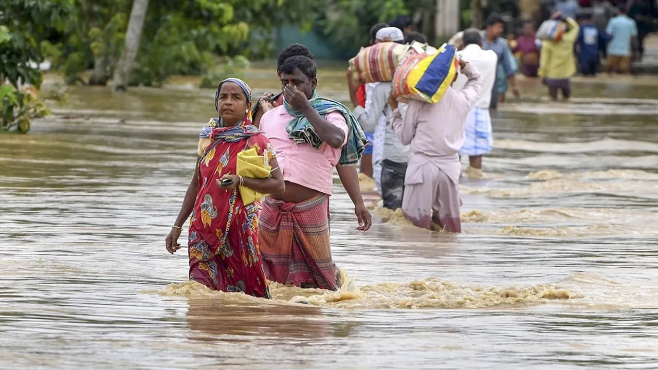 Assam: Flooding In Several Parts Of Cachar