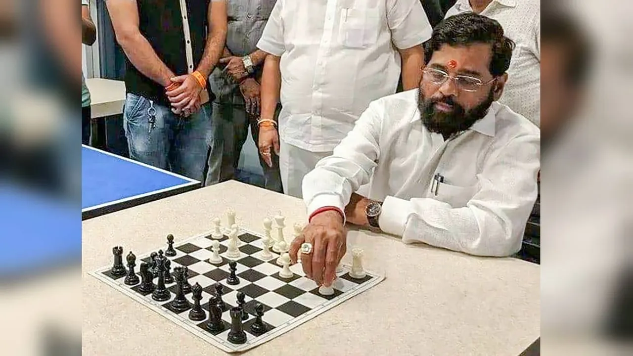 Guwahati: Rebel Sena MLAs Passing Time by Playing Indoor Games