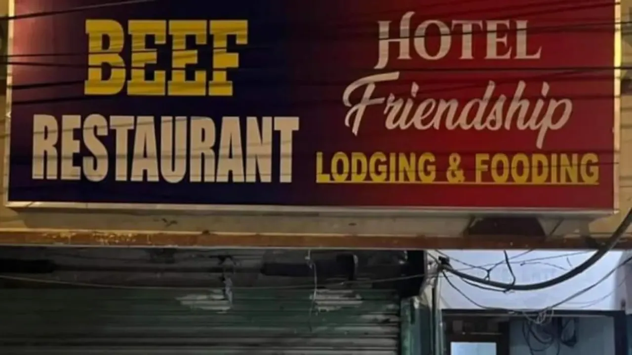 Arunachal Eateries Ordered to Remove word ‘Beef’ from Signboards