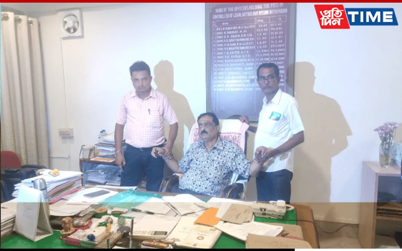 Breaking: Controller Of Legal Metrology, Sachindra Nath Baishya Held