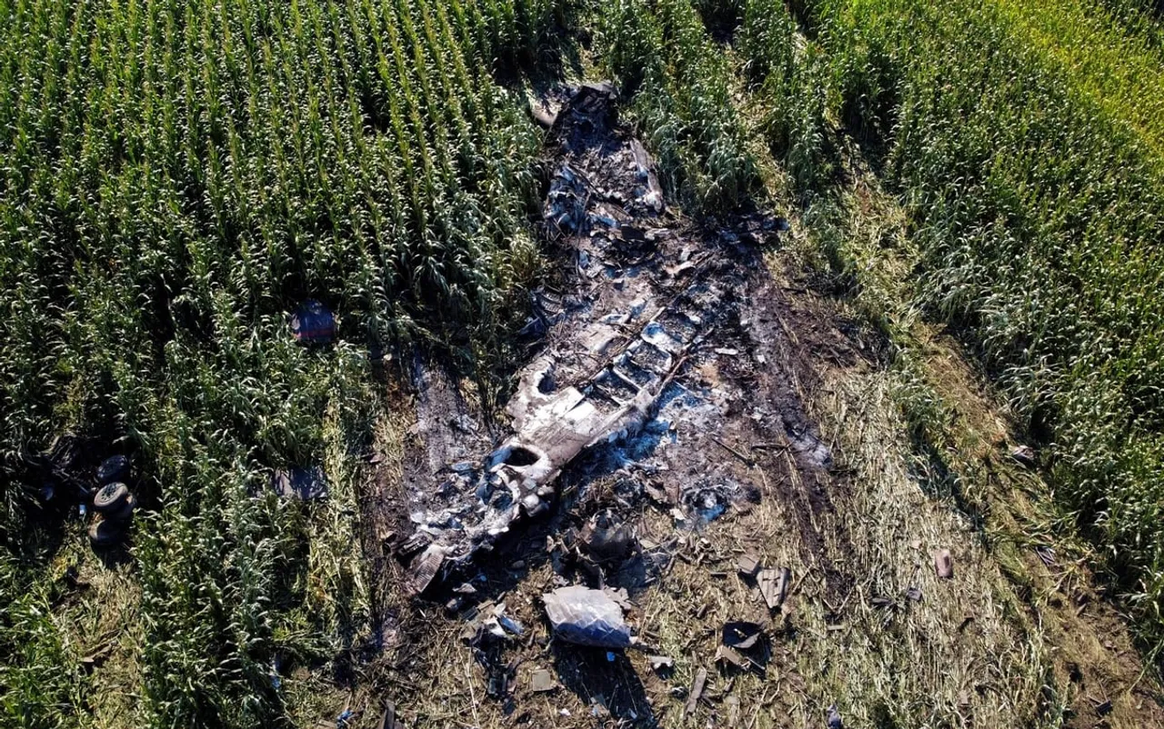 Ukrainian Cargo Plane Carrying Weapons, Landmines Crashes In Greece, 8 Killed 
