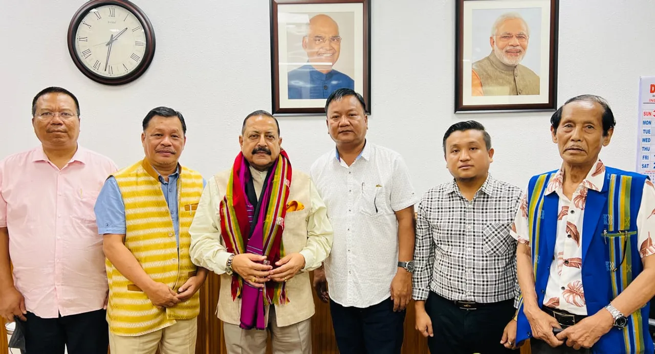 Mizoram Delegation Calls on Union Minister Jitendra Singh