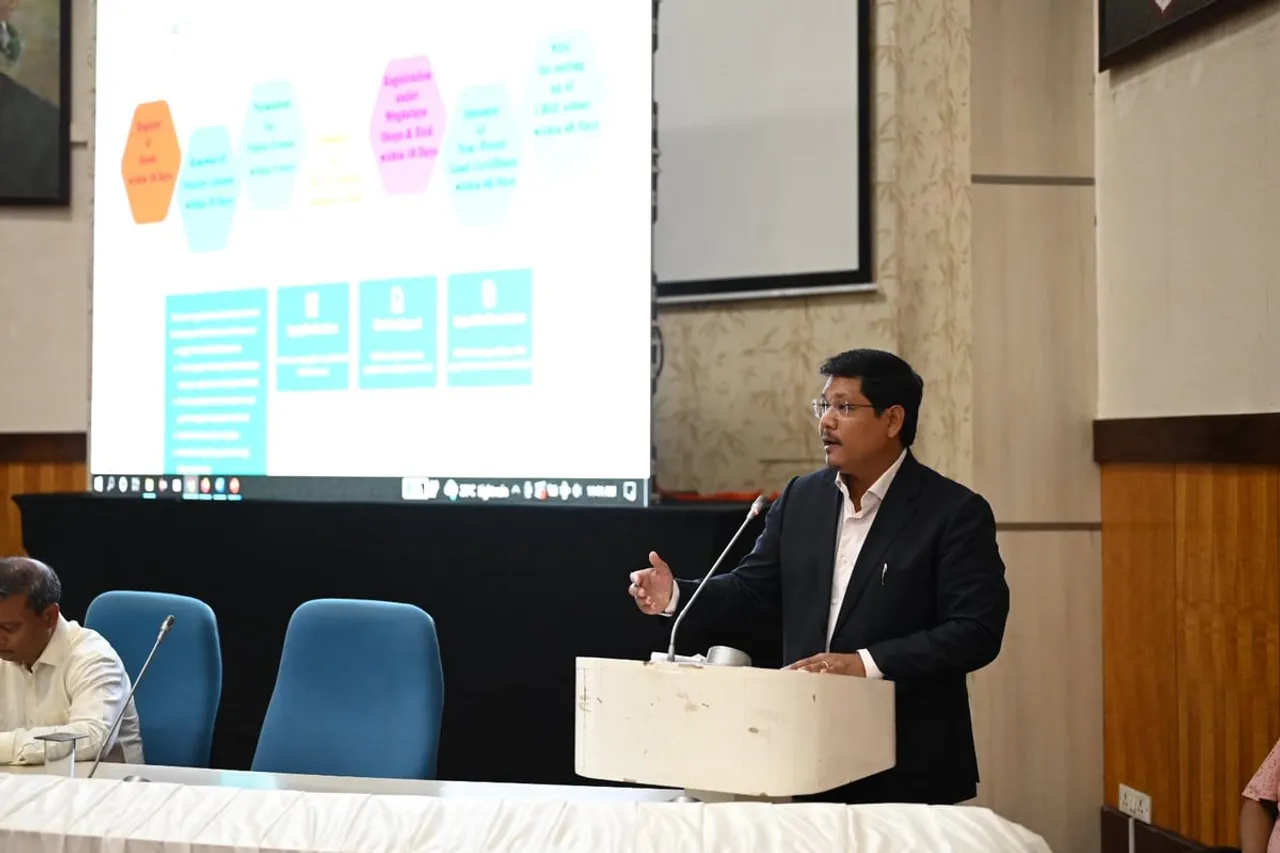 Meghalaya CM Launches Web Portal of State Services Delivery Commission