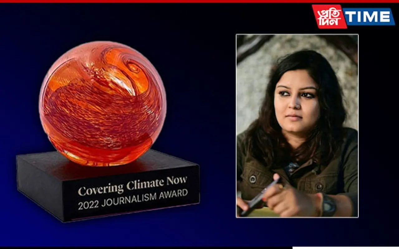 Northeast India Journalist Wins Prestigious Covering Climate Award