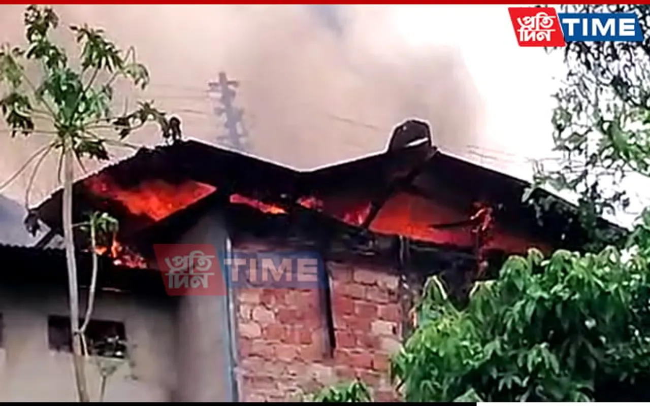 Guwahati: Massive Fire at Bhangagarh, 1 Dead
