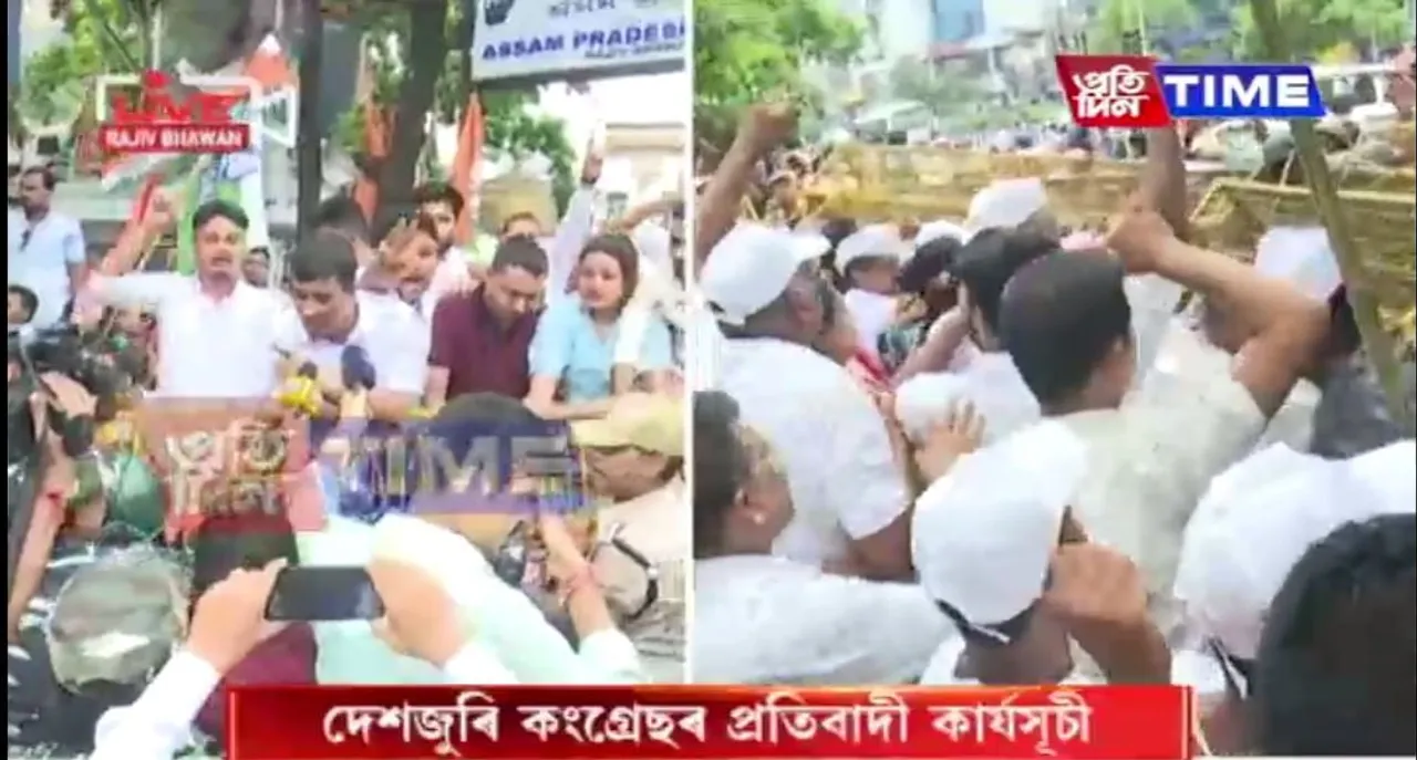 Congress Stages Nationwide Protests Over Sonia Gandhi’s Appearance Before ED 