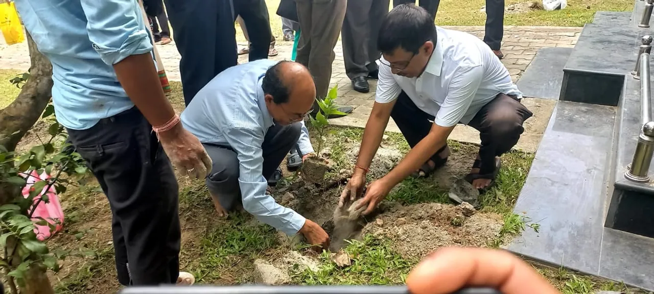 Tree Plantation in GU In Memory of Oja Hemchandra Barua
