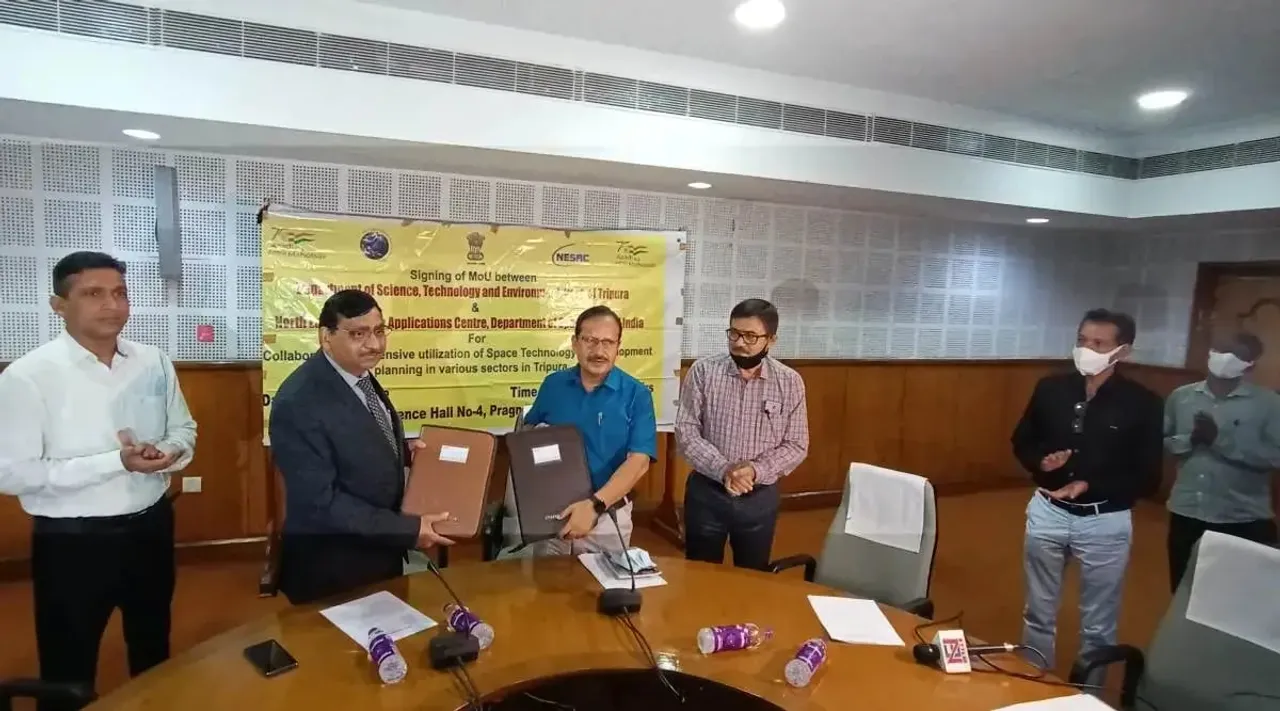 Tripura Govt Signs MoU With NESAC For 21 Projects