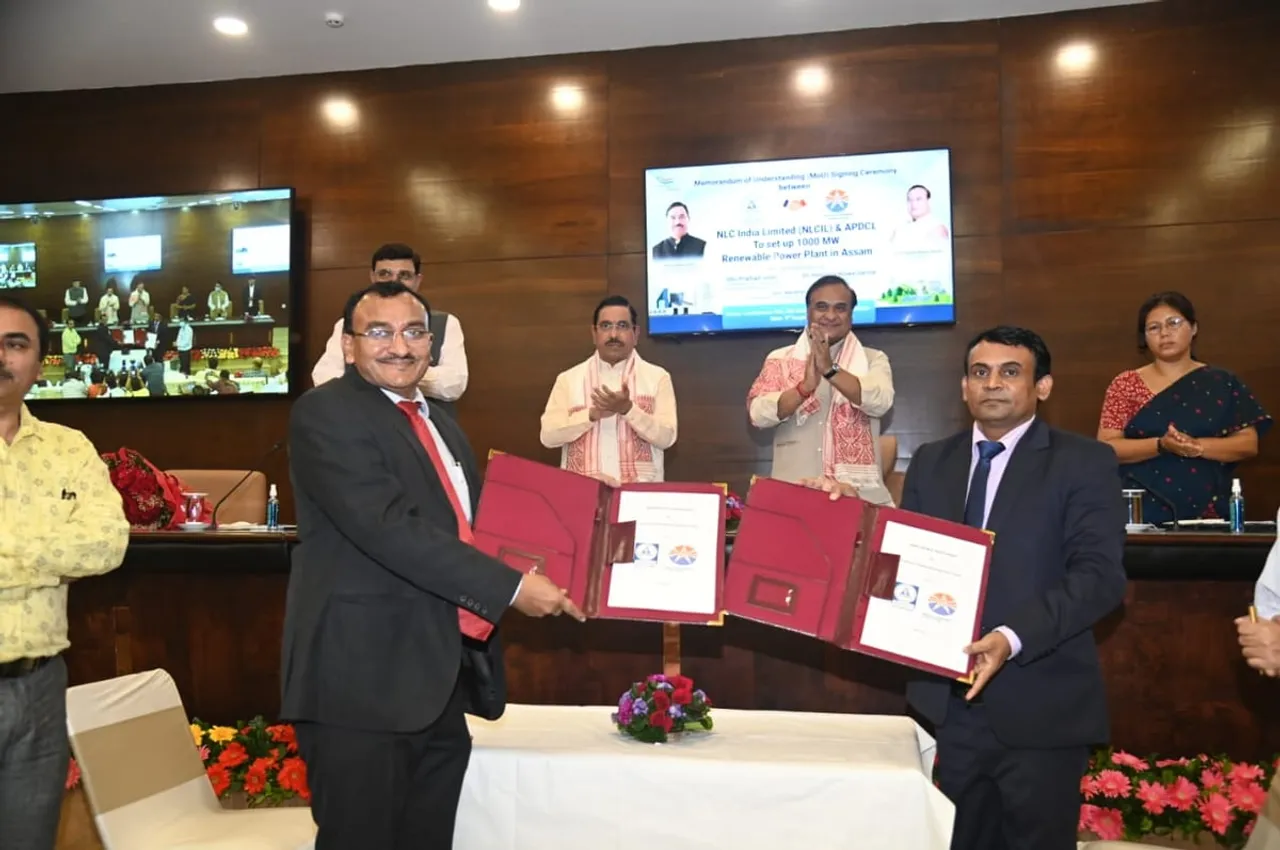 NLC India Limited & APDCL Inks MoU To Empower Citizens