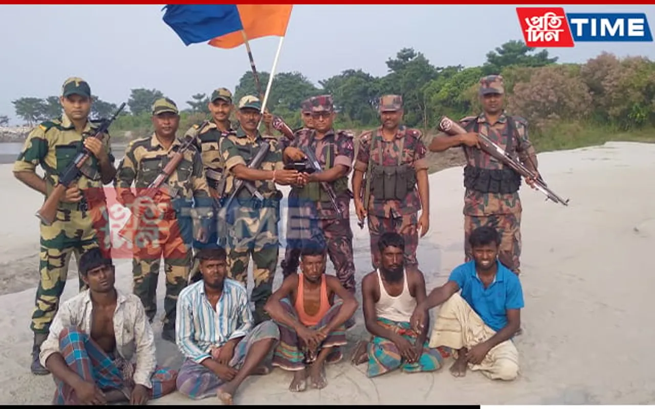 Assam: 5 Bangladeshi Nationals Arrested from Mankachar