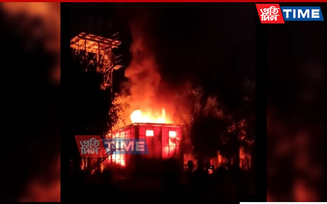 BREAKING: Ink Factory Up In Flames In Guwahati's Palashbari
