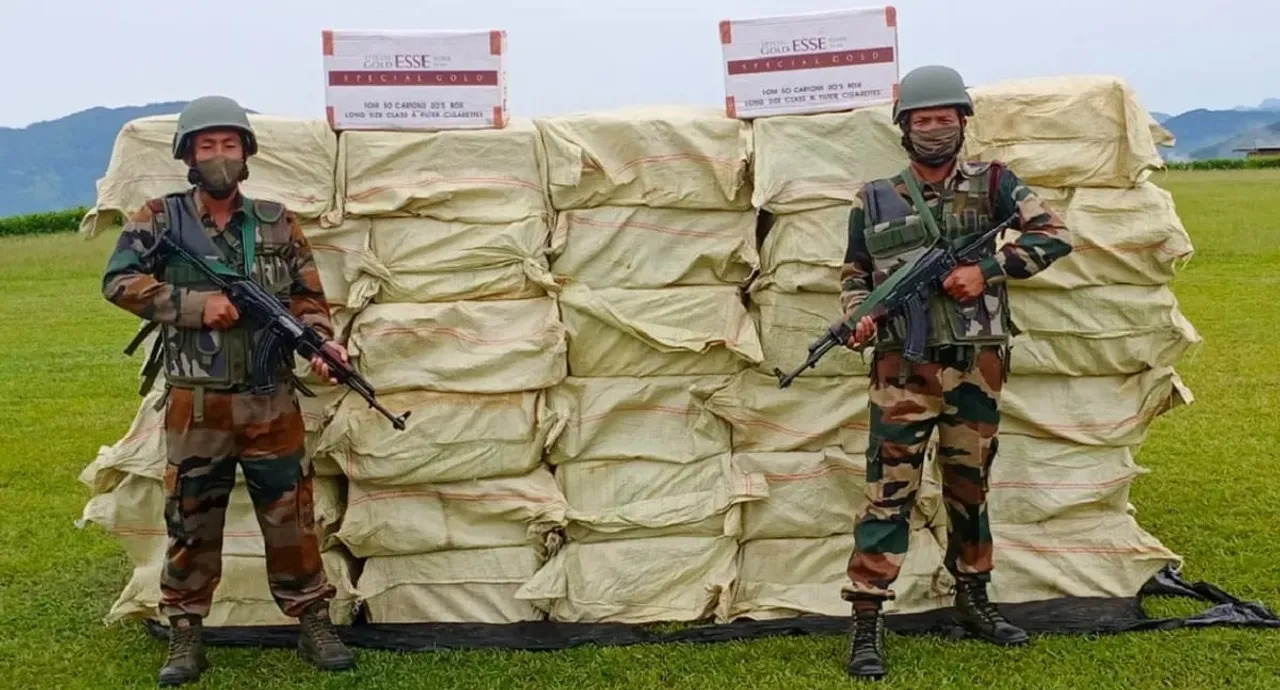 Security Forces Seize Foreign Cigarettes Worth Rs 2 Crore In Mizoram