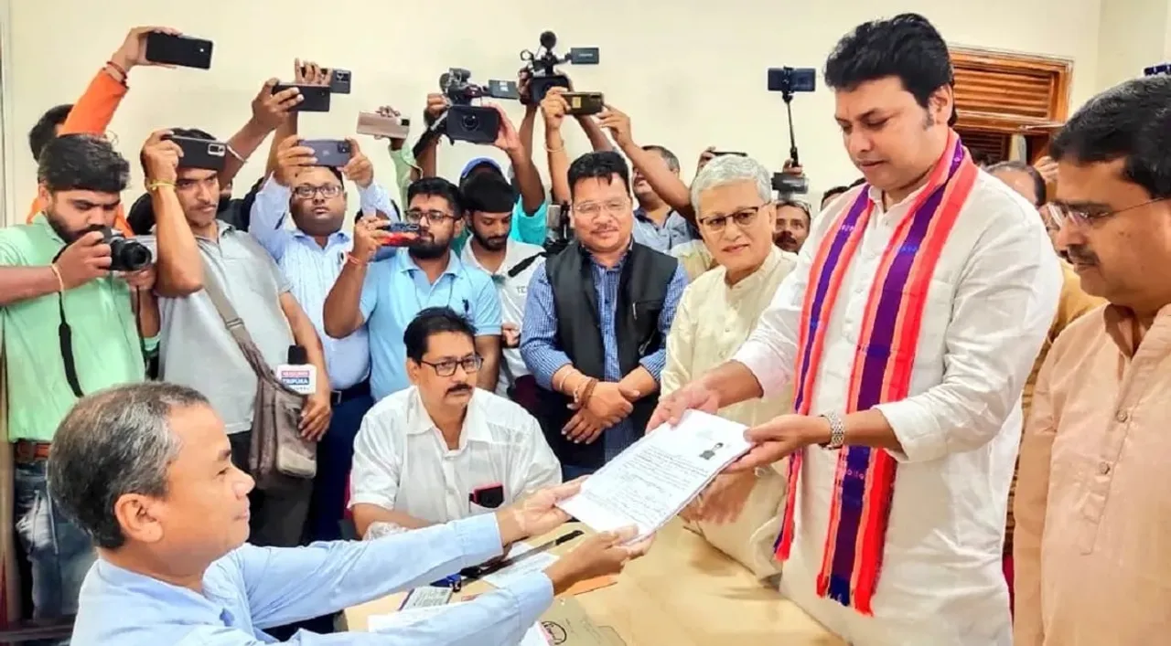 Rajya Sabha BY-Polls: Former Tripura CM Biplab Deb Files Nomination