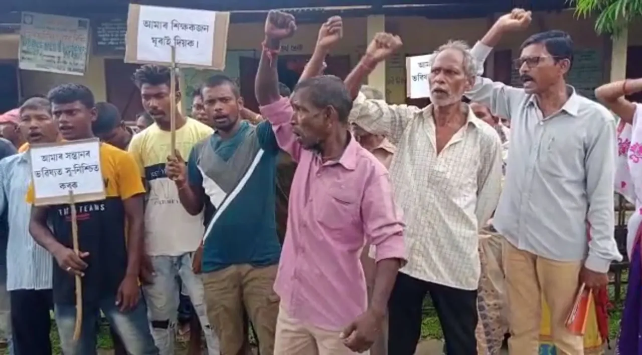 Assam: Parents Stage Protest Over Lone Teacher in Bokakhat School
