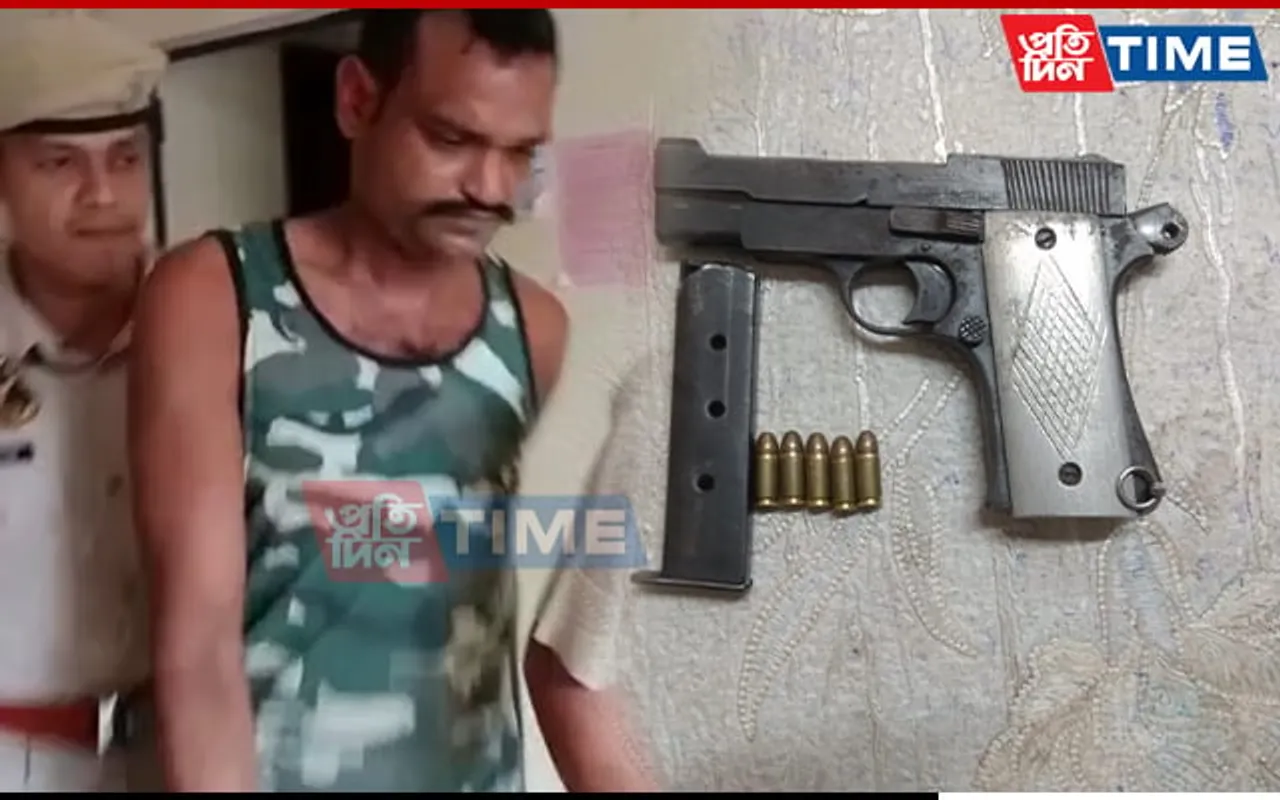Guwahati: Rickshaw Puller Held With 7.62mm Pistol, Bullets In Paltan Bazar