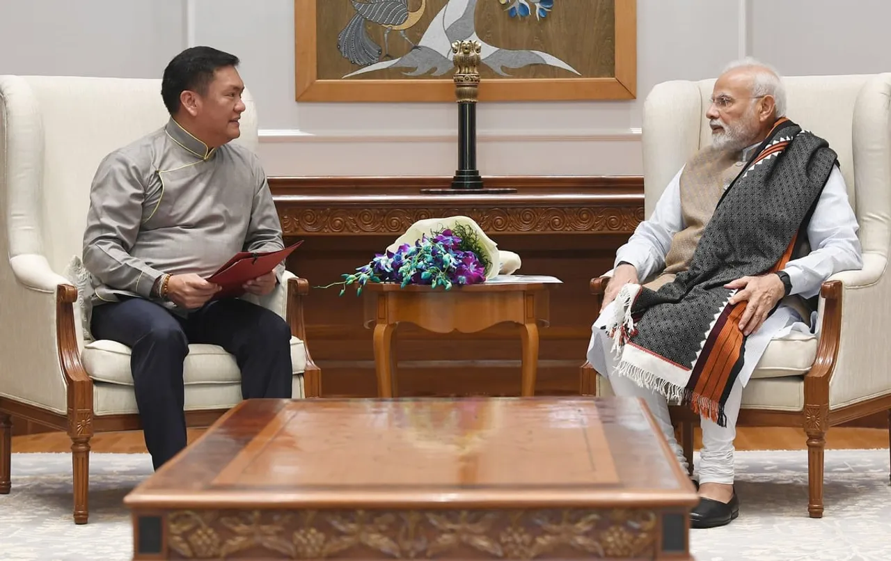 Arunachal CM Pema Khandu Calls On PM Modi In Delhi