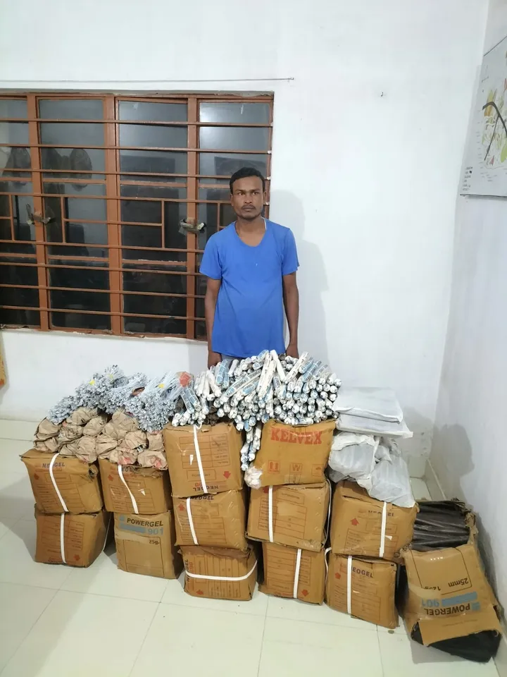 Kamrup: Huge Amount Of Explosives Seized at Rani; 1 Held