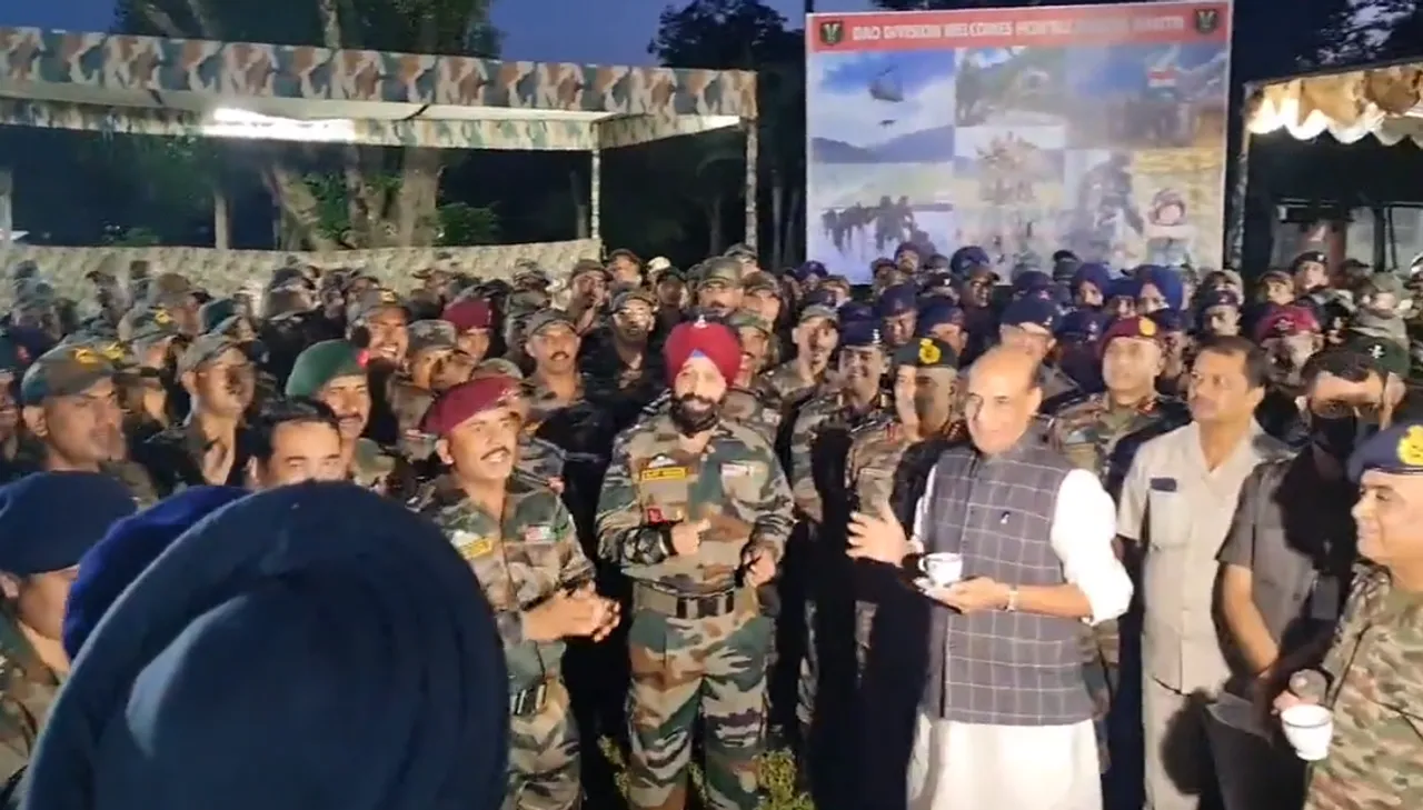 Rajnath Singh Visits Assam’s Dinjan, Reviews Operational Readiness Along LAC