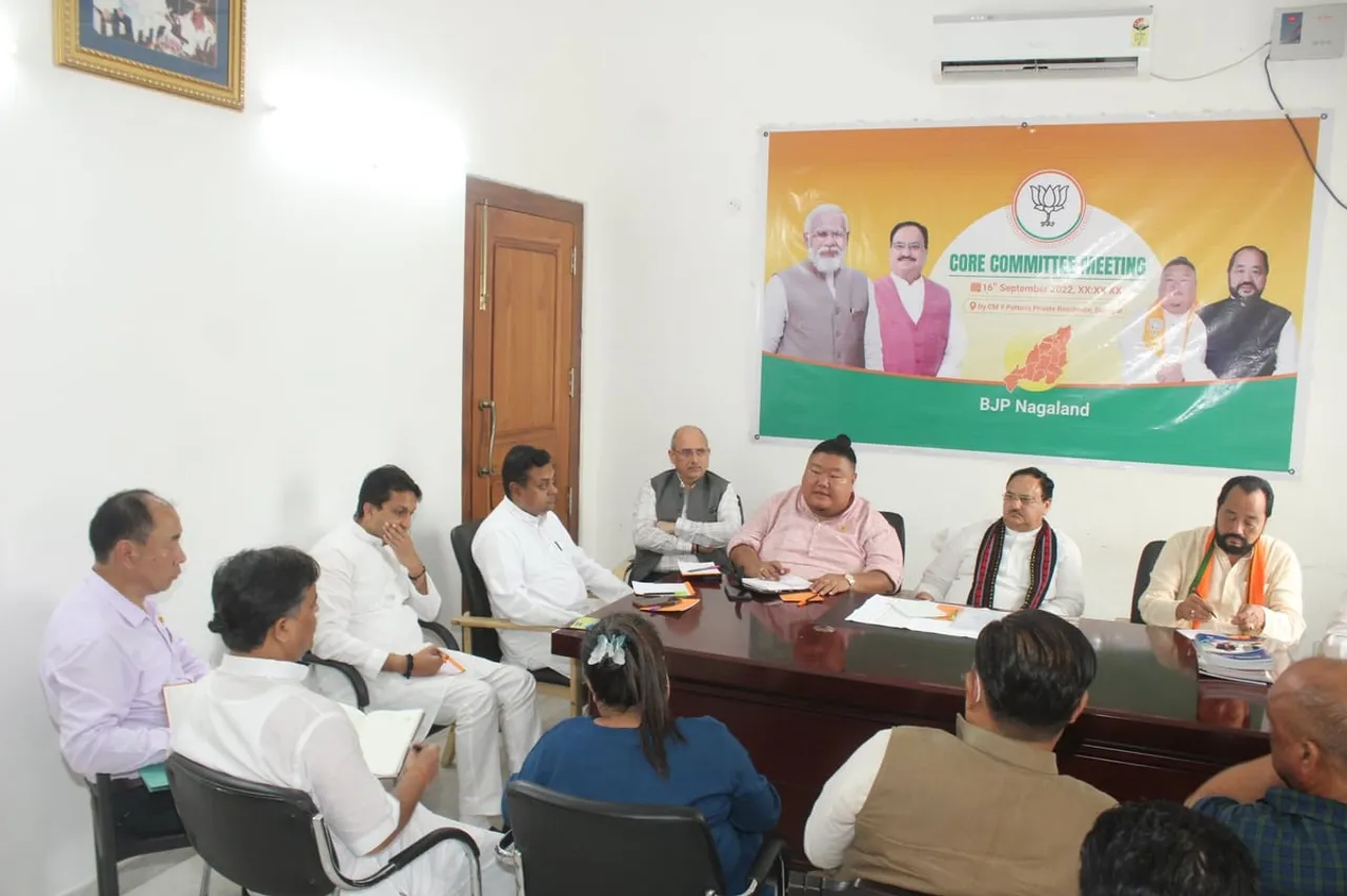 JP Nadda Attends BJP Core Committee Meet on 2nd Day of Nagaland Visit