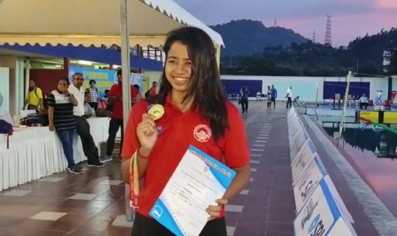 Astha Choudhury Sets New Record at National Aquatic Championships