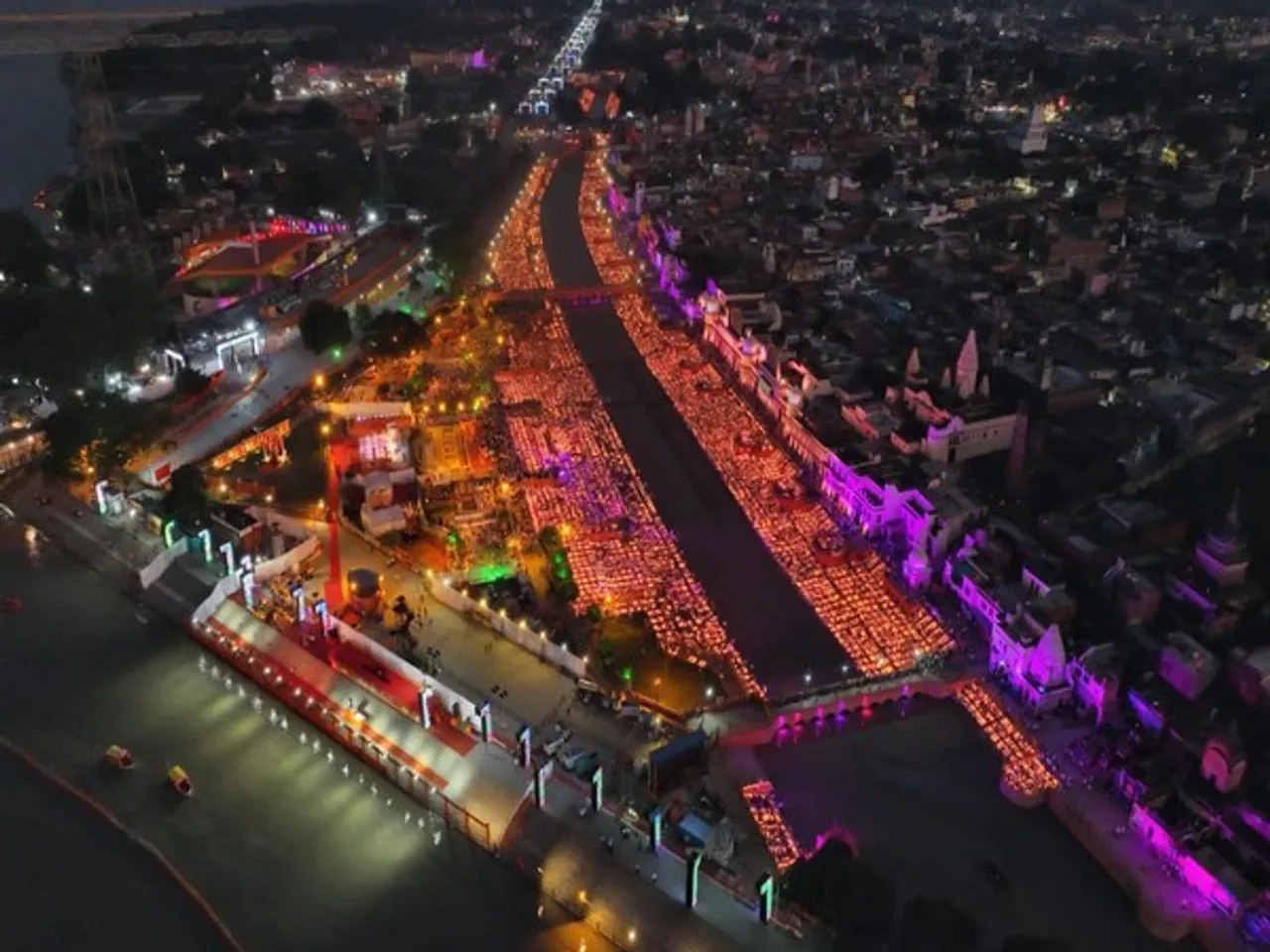 Ayodhya Deepotsav Sets New Guinness World Record by Lighting 15.76 Lakh Diyas