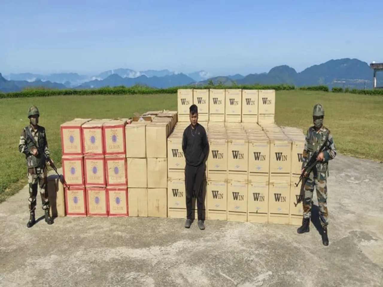 Assam Rifles Seize Foreign Cigarettes Worth Rs 2 Crores in Mizoram