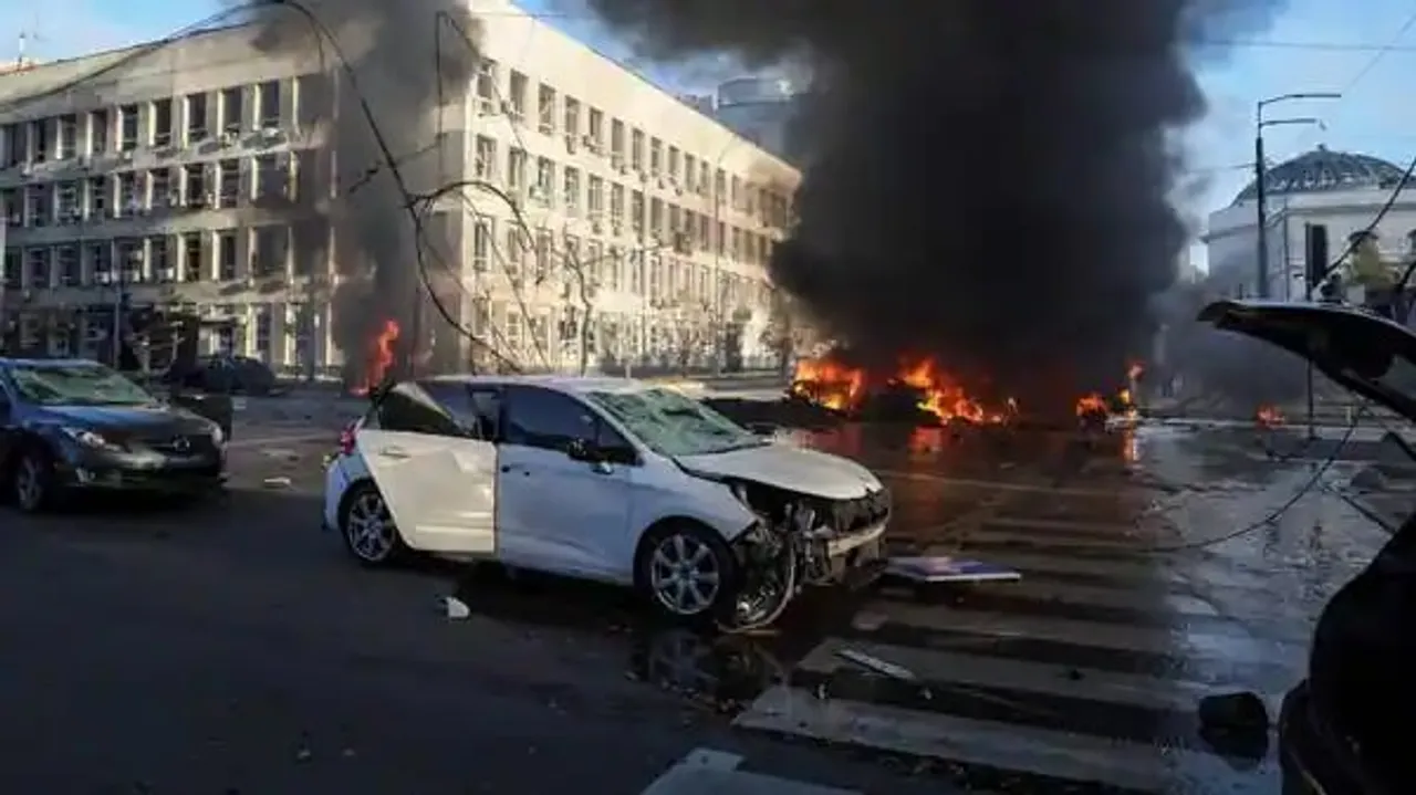 Russia Rains Missiles In Kyiv, Other Ukrainian Cities