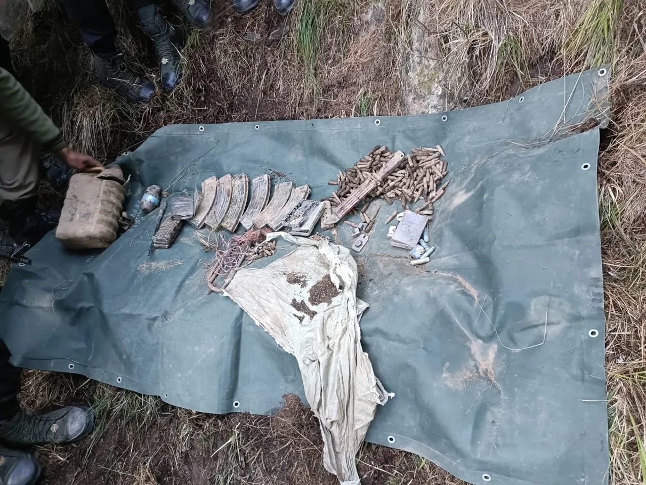 Arms, Ammunition Recovered in Terrorist Hideout Bust in J&K’s Ramban