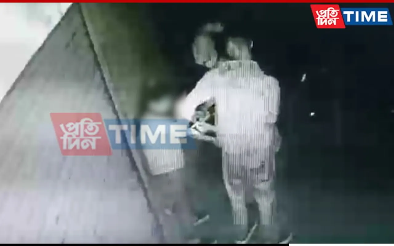 Youths Inject Drugs Amid Rain in Guwahati