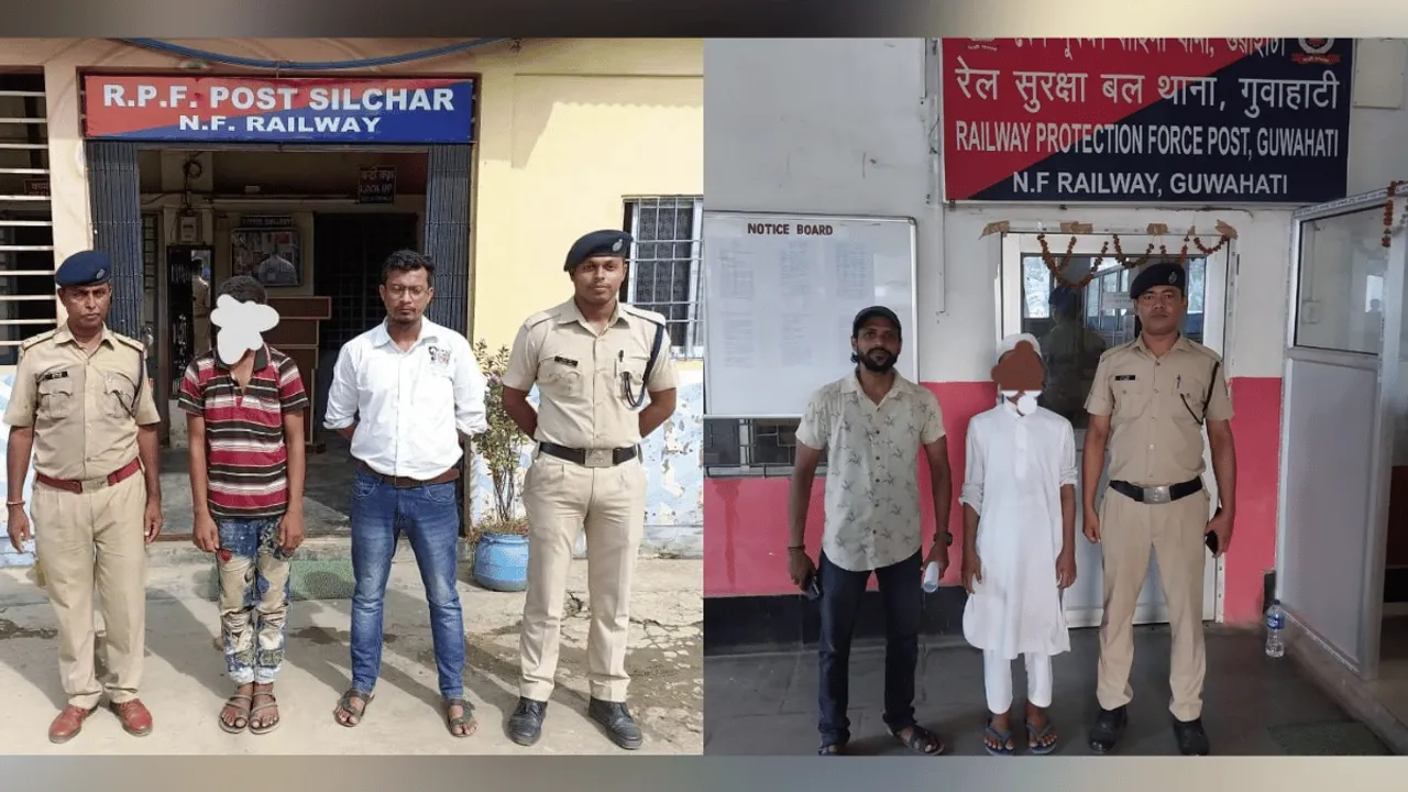 NFR's Railway Police Rescues 4 Minor Boys In Separate Ops