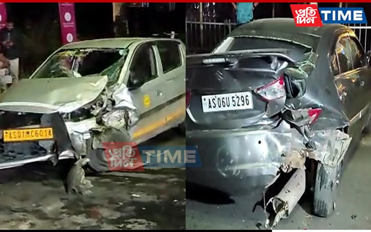 Guwahati: Drunk Cab Driver Hits Parked Car, 2 Injured