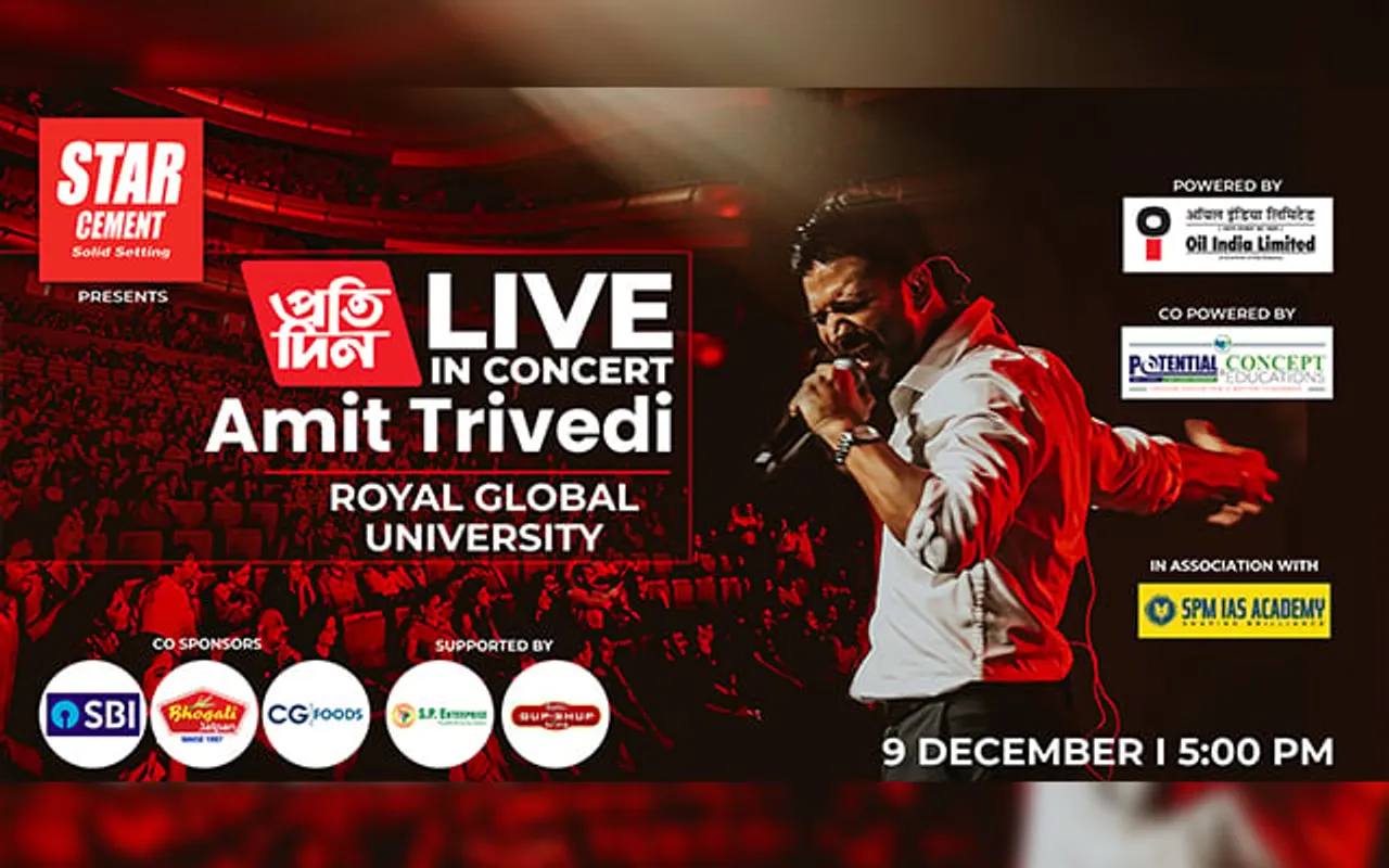 Bollywood Singer Amit Trivedi To Perform In Guwahati On Dec 9