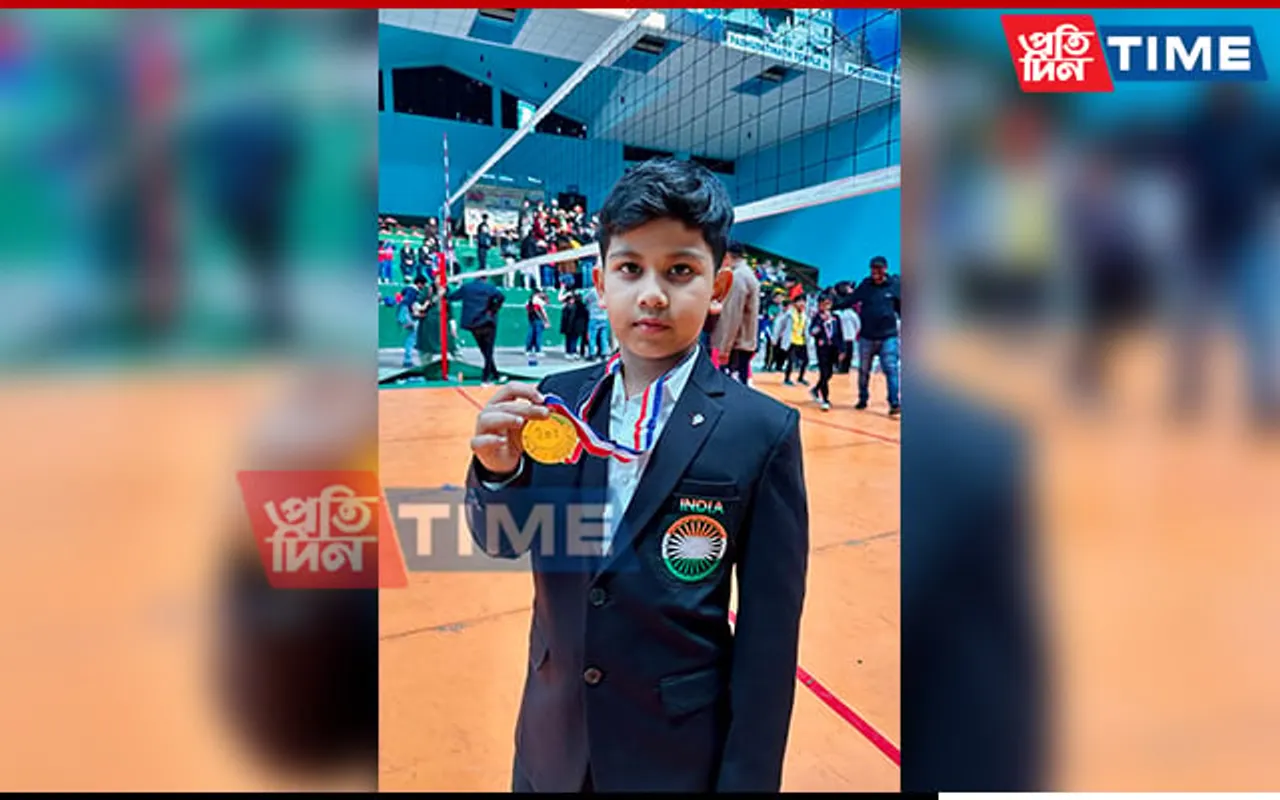 Arthab Hazarika Bags 2 Gold Medals at Indo-Nepal Skating Championships