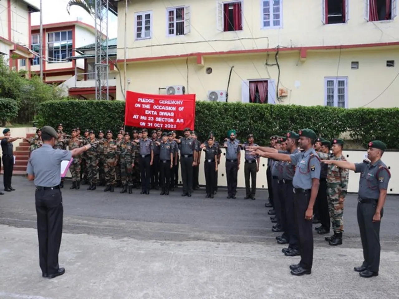 Assam Rifles Celebrates "Rashtriya Ekta Diwas" On Sardar Vallabhbhai Patel Birth Anniversary